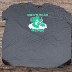 420 Care Bear Black Graphic T-Shirt